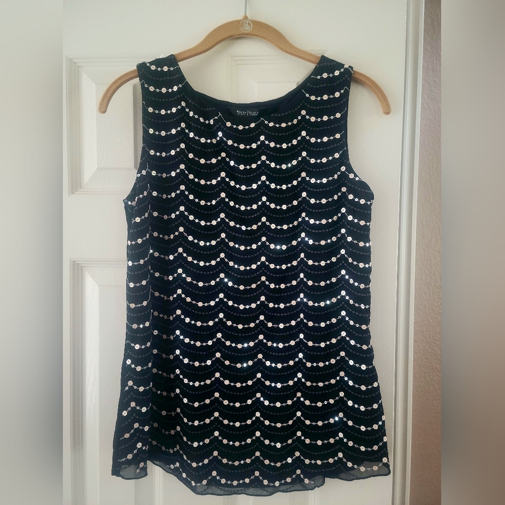 NWT White House Black Market, Dressy Top XS